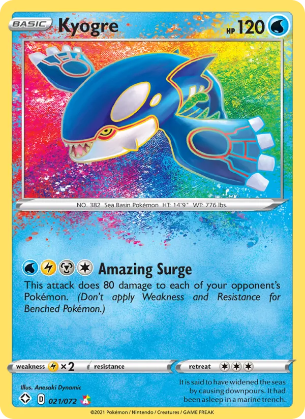 Kyogre full card art