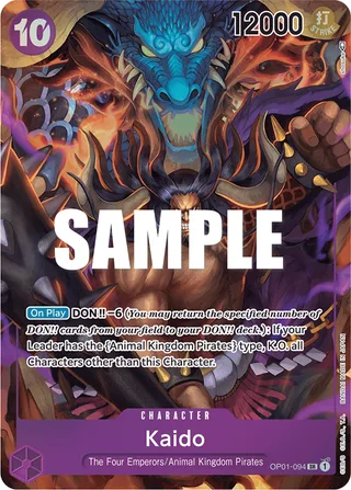 Kaido (Treasure Cup) #OP01-094-treasure-cup · One Piece Promotion Cards One Piece card