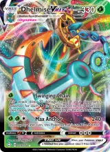Dhelmise VMAX · Shining Fates Pokémon card