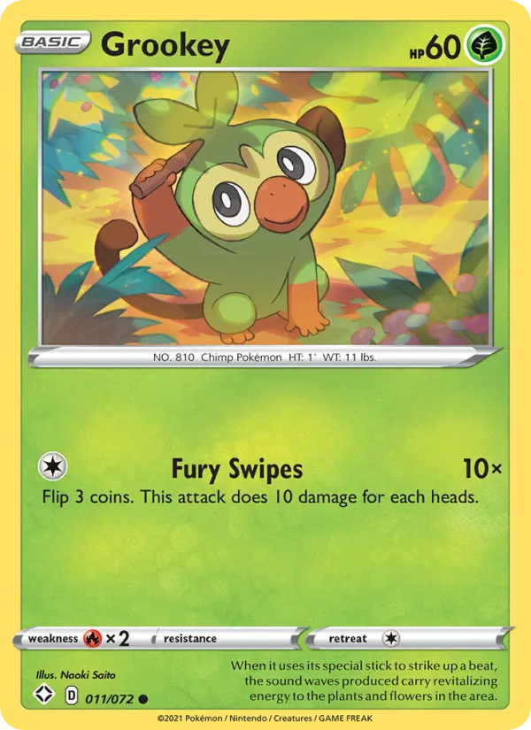 Grookey full card art