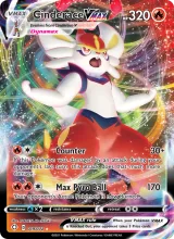 Cinderace VMAX · Shining Fates Pokémon card