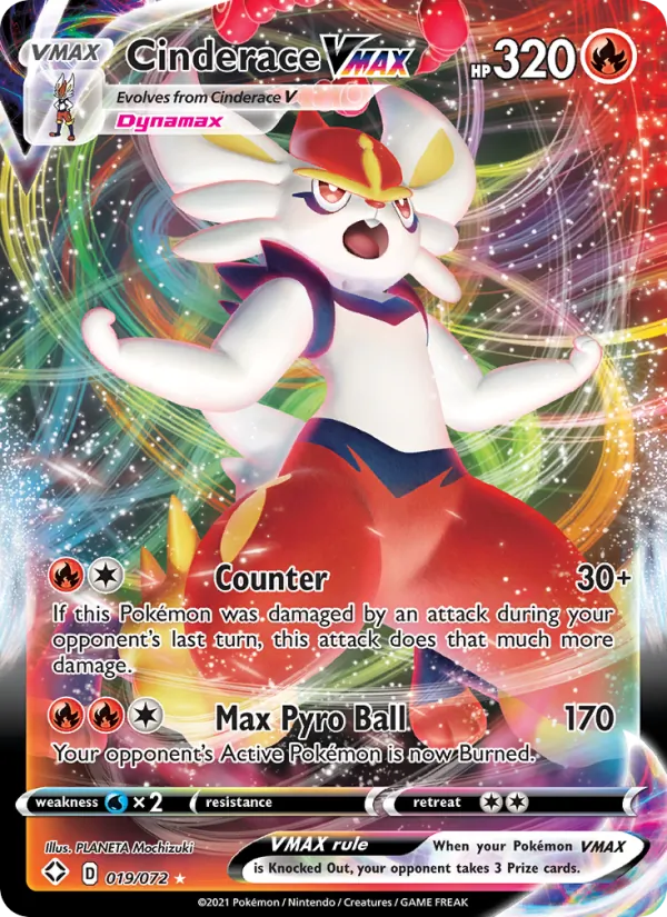 Cinderace VMAX full card art