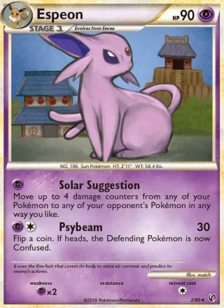 Espeon #2 · Undaunted Pokémon card