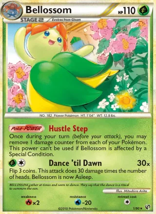 Bellossom #1 · Undaunted Pokémon card