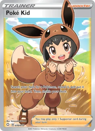 Poké Kid #70 · Shining Fates Pokémon card