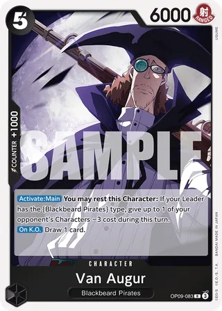 Van Augur #OP09-083 · Emperors in the New World One Piece card