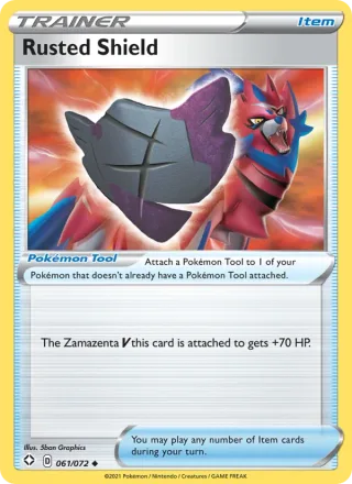 Rusted Shield card
