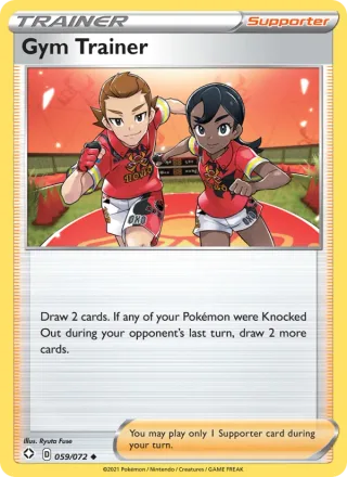 Gym Trainer #59 · Shining Fates Pokémon card