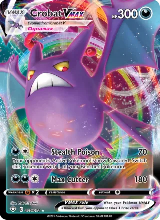 Crobat VMAX #45 · Shining Fates Pokémon card