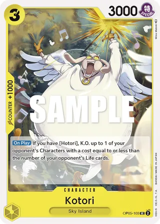 Kotori #OP05-103 · Awakening of the New Era: 1st Anniversary Tournament Cards One Piece card
