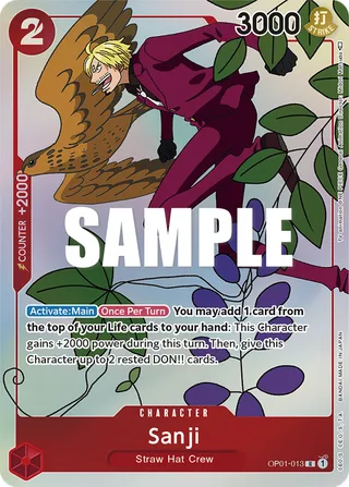 Sanji (Gift Collection 2023) #OP01-013-gift-collection-2023 · One Piece Promotion Cards One Piece card