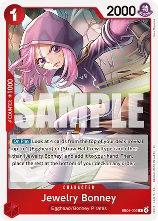Jewelry Bonney #EB04-002 · Adventure on Kami's Island One Piece card