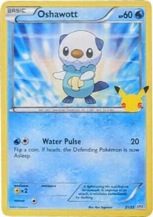 Oshawott #21 · McDonald's Collection 2021 Pokémon card