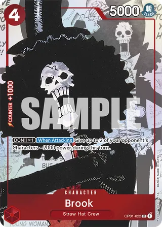 Brook (Alternate Art) #OP01-022-alternate-art · One Piece Promotion Cards One Piece card