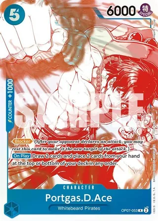 Portgas.D.Ace (3rd Anniversary Treasure Campaign Pack) #OP07-053-3rd-anniversary-treasure-campaign-pack · One Piece Promotion Cards One Piece card