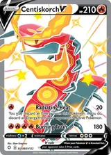Centiskorch V · Shining Fates Shiny Vault Pokémon card