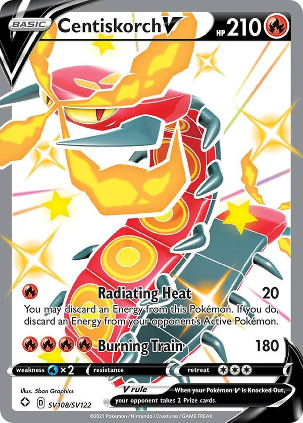 Centiskorch V full card art