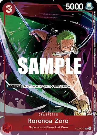 Roronoa Zoro (Premium Card Collection -ONE PIECE FILM RED Edition-) #ST01-013-premium-card-collection-one-piece-film-red-edition · One Piece Promotion Cards One Piece card