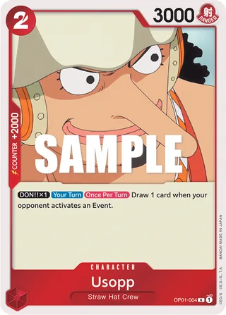 Usopp #OP01-004 · Romance Dawn One Piece card
