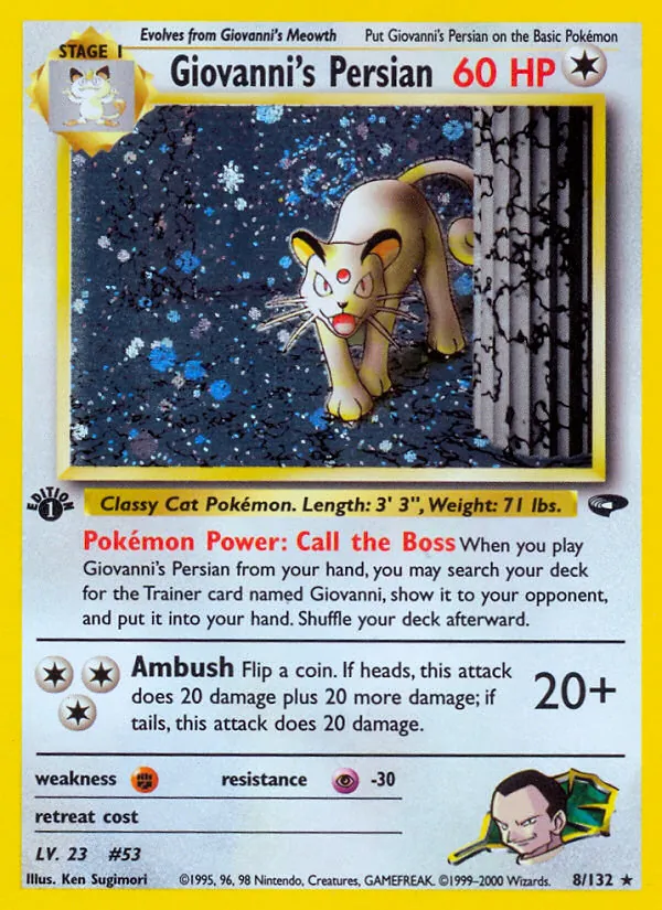 Giovanni's Persian full card art