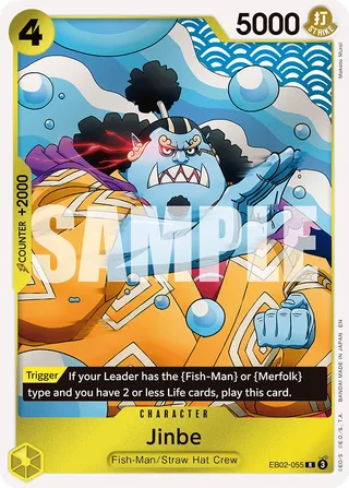 Jinbe #EB02-055 · Extra Booster: Anime 25th Collection One Piece card