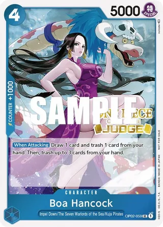 Boa Hancock (Judge) #OP02-059-judge · One Piece Promotion Cards One Piece card