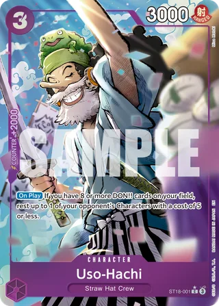 Uso-Hachi (Alternate Art) #ST18-001-alternate-art · Premium Booster -The Best- Vol. 2 One Piece card