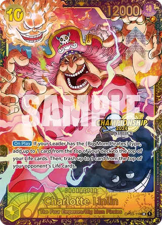 Charlotte Linlin (Championship 2024) #OP03-114-championship-2024 · One Piece Promotion Cards One Piece card