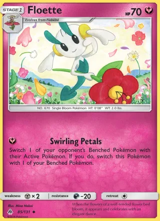 Floette #85 · Forbidden Light Pokémon card