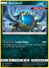 Guzzlord · Forbidden Light Pokémon card