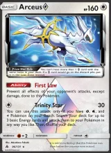 Arceus ◇ · Forbidden Light Pokémon card