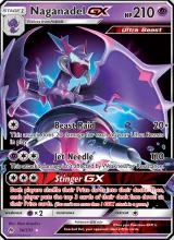 Naganadel GX · Forbidden Light Pokémon card
