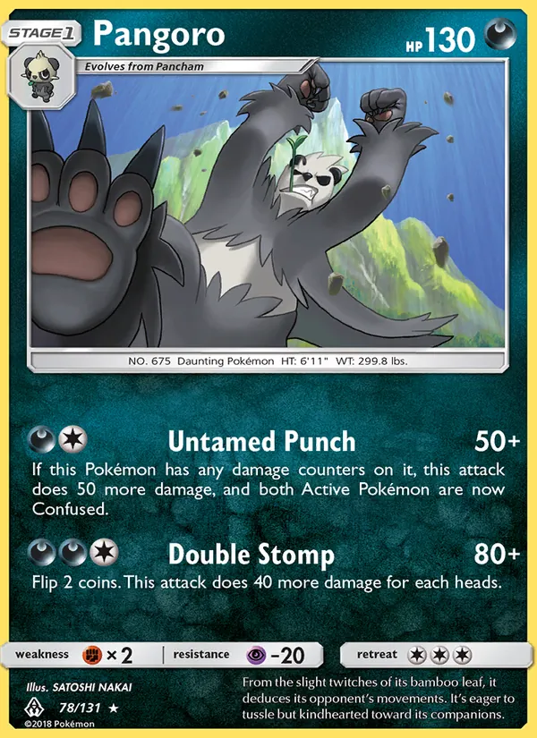 Pangoro full card art
