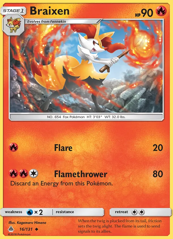 Braixen full card art