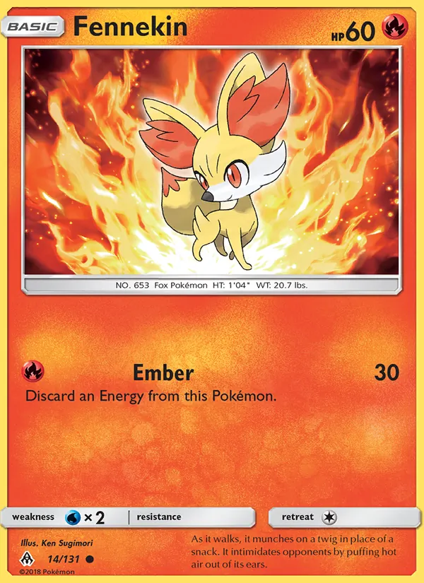 Fennekin full card art