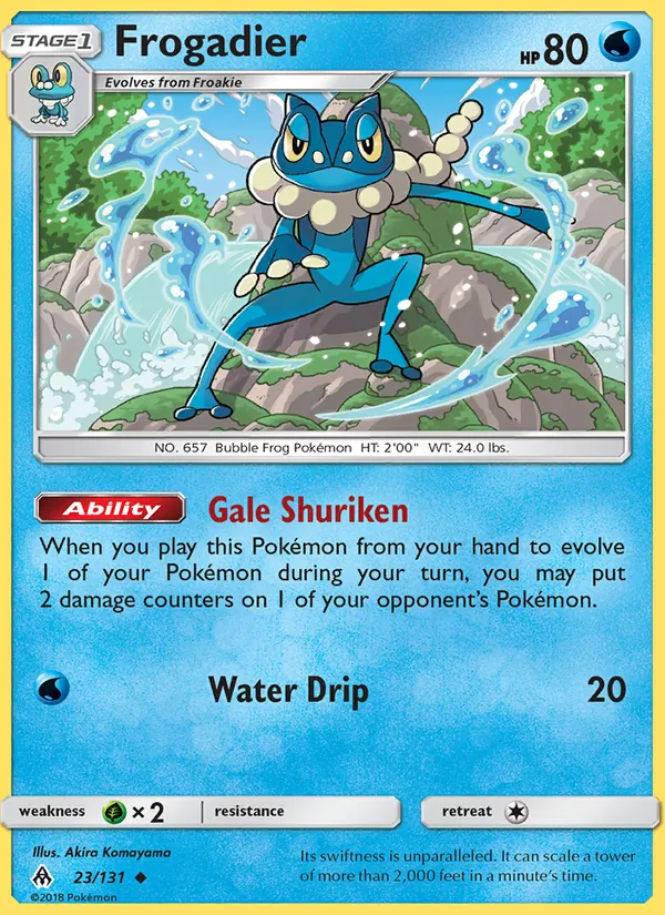 Frogadier full card art