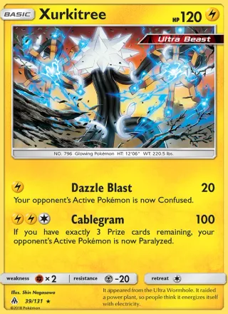 Xurkitree #39 · Forbidden Light Pokémon card