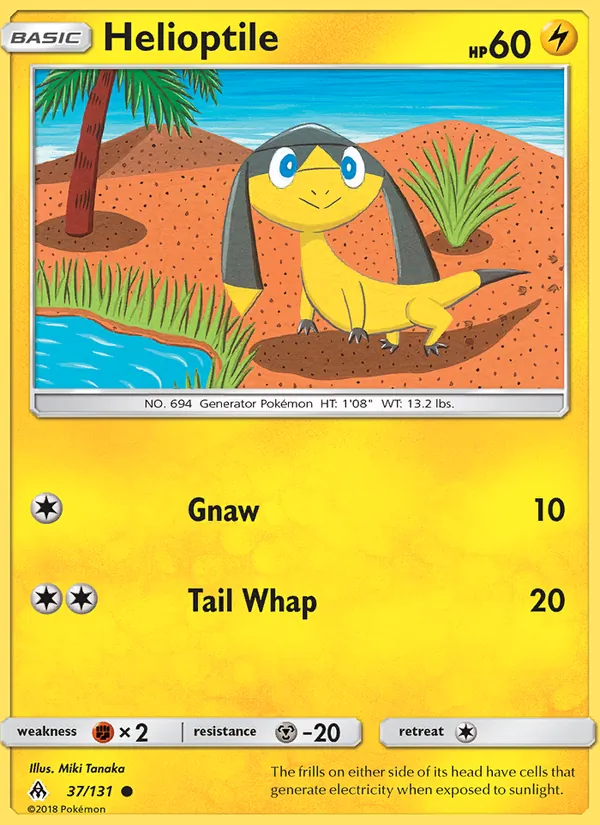 Helioptile full card art