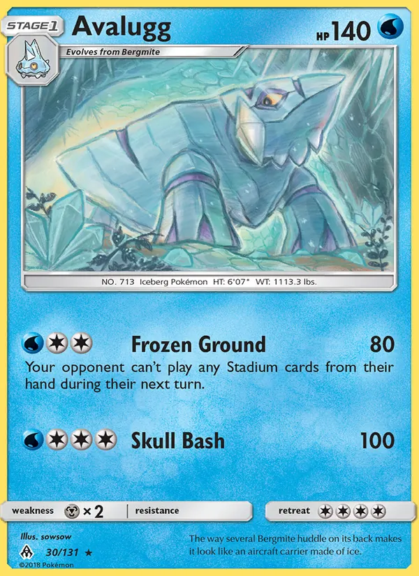 Avalugg full card art