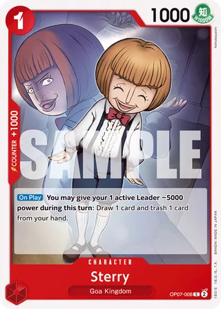 Sterry #OP07-006 · 500 Years in the Future Pre-Release Cards One Piece card