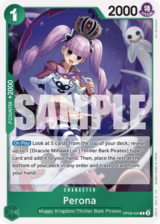 Perona #OP09-034 · Emperors in the New World One Piece card