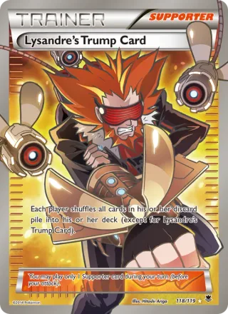 Lysandre's Trump Card #118 · Phantom Forces Pokémon card