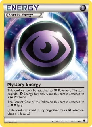 Mystery Energy #112 · Phantom Forces Pokémon card