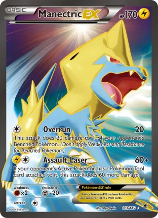 Manectric EX #113 · Phantom Forces Pokémon card