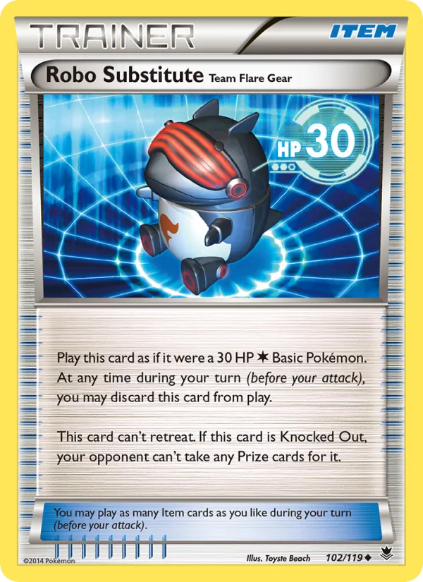 Robo Substitute Team Flare Gear full card art