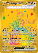 Terapagos ex · Prismatic Evolutions Pokémon card