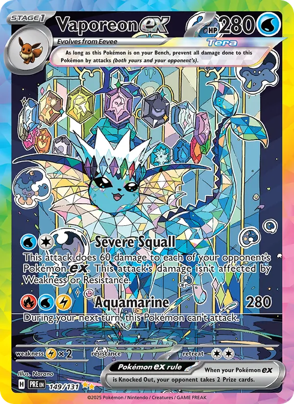 Vaporeon ex full card art