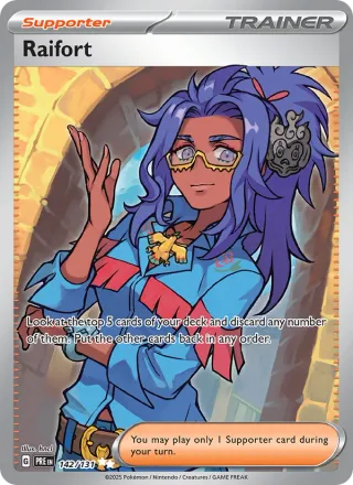Raifort #142 · Prismatic Evolutions Pokémon card