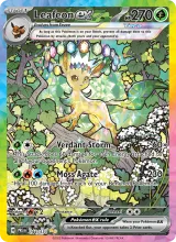 Leafeon ex · Prismatic Evolutions Pokémon card