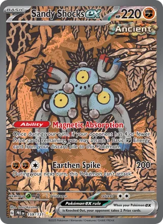 Sandy Shocks ex #159 · Prismatic Evolutions Pokémon card